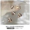 Producto terminado con taladro de cristal para uñas K9, 33 bolas de taladro de cristal de alta calidad con corte Huanzi, red flash, joyería de oro rojo