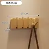 Perchero con Forma de Teclas de Piano para Entrada, Montaje en Pared, Perchero de Madera Maciza de Alta Gama, Ganchos sin Taladro