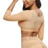 Sujetador Deportivo Transfronterizo Estilo Europeo y Americano Push-Up Inalámbrico de Manga 7/8 para Correr, Yoga, Top de Fitness Antishock Ajustable para Mujer