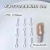 Serie blanca accesorios de aleación con letras cruzadas para decoración de uñas venta caliente transfronteriza pintura en aerosol decoración de uña de dedo portátil