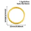Aço Inoxidável 304 Europeu e Americano Anel Joias Acessórios Luxo Acessível Nicho Colar Pulseira Vácuo 18K Galvanoplastia Acessórios Estoque Pronto