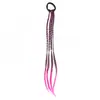 Cruzamento Fronteiriço Menina Fofa Peruca Colorida Cordão de Cabelo Trança Torcida de Princesa Elástico para Cabelo Rabo de Cavalo Moda Acessórios de Cabelo para Crianças