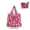 Bolsa de Compras Ecológica de Tamanho Médio com Múltiplos Bolsos, Bolsa de Supermercado Dobrável à Prova d'Água, Bolsa Portátil de Tecido Oxford, Bolsa de Armazenamento para Mamães