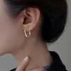 Pendientes Cuadrados Sencillos para Mujer, Pendientes Geométricos con un Diseño de Nicho, Aros de Alta Gama, Estilo Minimalista, Accesorios Únicos para Orejas
