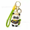 Chaveiro de Viagem Panda Fofo Criativo de Borracha Macia em PVC Personalizado Pingente de Chaveiro de Boneca 3D Presente
