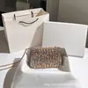 Bolso Cruzado de Noche de Celebridad 2025 Bolso de Mano de Moda con Diamantes Cuadrado Exquisito de Gama Alta Europeo y Americano Bolso de Mano para Mujer