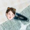 Itzy Hwang Yeji Shin Yuna Mercadoria de Celebridade Presilha de Cabelo de Acrílico Grampo de Cabelo Acessório de Cabelo Suporte para Show