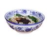 Tazón de Porcelana Azul y Blanco, Tazón para Ramen, Tazón para Sopa de Cordero, Tazón para Fideos de Arroz, Restaurante Casero, Tazón Comercial para Hotel, Tazón Cónico, Tazón Trompeta