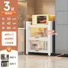 Estante de almacenamiento multicapa de pie para cocina Gabinete de almacenamiento Gabinete multifuncional Estante para ollas Alacena Aparador Sándwich