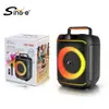 Sing-E Cqs-S683 Novo Alto-falante de Festa Luz LED Bluetooth Sem Fio Portátil Alto-falante Karaokê