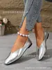 Zapatos Planos de Punta Fina para Mujer, Mocasines Poco Profundos, Tallas Extra Grandes, Novedad Otoño e Invierno 2026, Venta al por Mayor