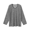 Camiseta de Verano Aboutsea Ultra Delgada con Cuello en U y Mangas Largas para Protección Solar para Mujer, Holgada y Adelgazante, Fresca Blusa Top de Lyocell
