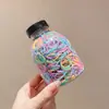 Gomas para el pelo Dopamine para niños, para el pulgar de niñas, alta elasticidad, bandas de goma duraderas para coletas pequeñas, accesorios para el pelo de estilo fresco