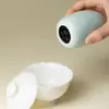 Bote de Cerámica Esmaltada de Color Original de las Dinastías Tang y Song, Pequeño Accesorio para Ceremonia del Té con Tapa de Madera, Tarro de Almacenamiento para Uso Doméstico, Bote de Té Portátil, Dinastías Tang y Song