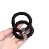 Goma para el pelo cuadrada de cristal coreano de alta gama, scrunchie de lujo ligero, cinta para el pelo, cuerda para el pelo de alta gama, cuerda para moño y cola de caballo