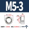 Tuerca remachable de acero inoxidable 304, tapa roscada de chapa metálica CLS-M3M4M5M6M8M10-0/1/2
