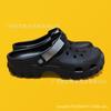 Nuevos zapatos de verano con agujeros cruzados Ou Luo terlinke a cuadros para playa, hombres y mujeres, pareja, sandalias de punta cerrada al por mayor