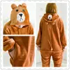Ropa de Casa y Pijamas de Franela para Hombres y Mujeres de Otoño e Invierno, Pájaros, Animales Lindos de Dibujos Animados, Garfield, Conejo Rosa
