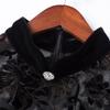 Venta al por mayor de fábrica nuevo vestido de terciopelo para mujer otoño 2023 estilo nacional cuello retro cheongsam mejorado falda