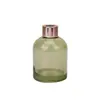 Garrafa de Aroma Transparente Colorida Sem Fogo para Carro, Hotel, Casa, Banheiro, Garrafa de Aroma com Rattan e Flores Secas, Garrafa de Óleo Essencial