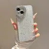 Lujoso Polvo de Brillo con Pegamento de Corazón de Diamante Brillante Adecuado para Funda de Teléfono Móvil Apple 16Promax Iphone15 Anti-Caída 14/13P