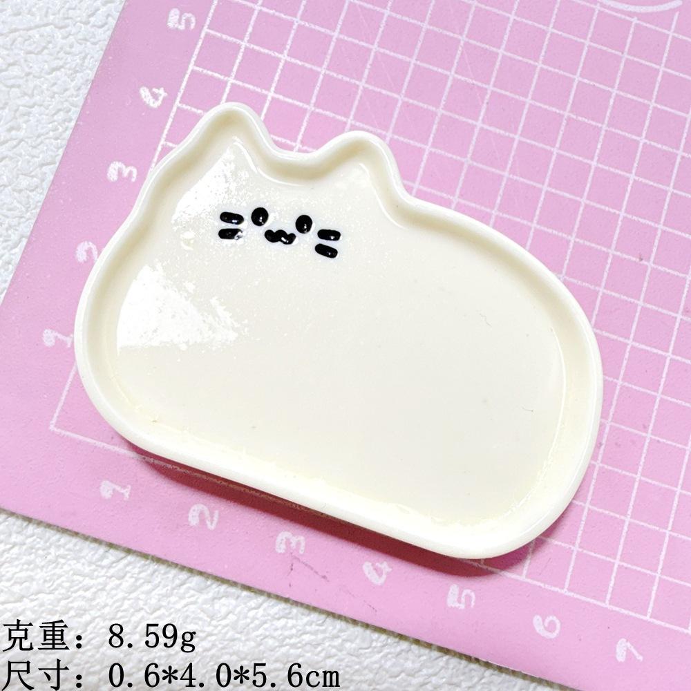3#米色---猫猫盘子