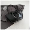 Bolsa Cesta Tote Cor Sólida para Mulheres 2026 Novo Estilo Bolsa de Ombro Tendência Moda Estilo Coreano Bolsa Balde para o Dia a Dia