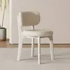 Silla Nórdica Moderna Minimalista para el Hogar de Madera Maciza Silla con Respaldo de Diseño Italiano de Lujo Ligero Silla de Comedor para Apartamento Pequeño