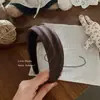 Diadema Coreana 2026 Estilo Nuevo con Estampado Floral a Cuadros Color Café, Diadema Dulce de Moda Retro con un Toque de Lujo Accesorio para el Cabello