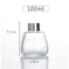 Frasco de Vidro para Aromaterapia 100ml Formato Maçã Perfume Doméstico Sem Trem Carro Líquido de Aromaterapia Frasco Vazio Transparente