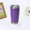 Taza para coche personalizada de gran venta de 20 oz con recubrimiento en spray, taza aislada de acero inoxidable 304 para oficina, taza de agua portátil para coche, taza para domar el hielo