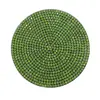 Alfombrilla Creativa para Posavasos de Coche con Incrustaciones de Diamantes, Antideslizante, Aislante Térmico para Ranura de Vaso de Agua, Alfombrilla Interior de Coche de Silicona con Pedrería
