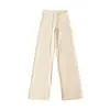 Novo Estilo Refrescante Yoga Alongamento Calças Cintura Alta Soltas Dosagem Leve Ajuste à Pele Versátil Casual Calças Retas Calças Esportivas