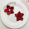 6cm Forma de Estrella de Cinco Puntas con Esquinas Afiladas Flor de Cinco Pétalos Accesorios Cosidos a Mano DIY Pasador Diadema Accesorios para Ropa Accesorios
