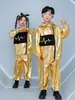 Ropa de Año Nuevo Tecnológica para Niños Traje de Hip-Hop de Robot Ai para Actuaciones Traje de Astronauta para Estudiantes de Primaria Traje