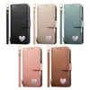 Adecuado para Apple 18 Love Cartera con Cremallera Funda Protectora Funda para Teléfono Móvil Iphone18Pro Funda de Cuero Samsung S26 Anti-Caída