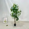 Bolsillo de dinero de simulación planta verde de interior decoración de bonsái de suelo fábrica al por mayor de fábrica bonsái planta artificial
