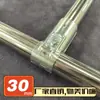 Tubo de Aço Inoxidável 25mm Seis Pontos Tubo Galvanizado Conector de Tubo de Aço Fixador Junta de Tubo Redondo Clipe de Fixação de Tubo de Ferro Fixador