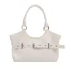 Bolso de mano estilo coreano popular de este año para mujer, novedad Otoño 2026, bolso de hombro liso de lujo ligero, bolso versátil para el hombro