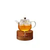 Calentador de té Base de tetera de aleación para uso doméstico, Dispositivo para calentar té de flores, Estufa de té con calefacción a vela para restaurante