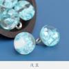 Hengmeihe hebilla de plato para cheongsam lentejuelas de jade botón transparente traje Tang Hanfu hebilla decorativa botón de cuentas de jade resina accesorios