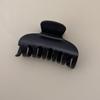 Pinza para el cabello de moda de alta calidad en negro mate, pinza para el cabello de tamaño grande, para mujer, cuchara trasera, recogido, pinza de tiburón, adorno para la cabeza para mujer