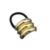 Sentido de Diseño Minimalista Anillo para el Cabello Cabeza de Bola de Aleación Cabeza de Tendón de Goma Cuerda para el Cabello Sentido Avanzado Lazo para el Cabello Anillo para el Cabello Cuerda para el Cabello Cubierta de Cuero para Mujer