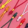 Cuerda de Nudo de Botón con Asa de 13 CM Lanyard Nudo Chino Hanfu DIY Bolsa de Sachet Semi-terminada Cuerda para Muñeca