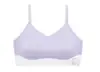 Lingerie Feminina, Top Esportivo para Estudante, Fase de Desenvolvimento Segunda Etapa com Bojo Fixo, Camisola para Meninas do Ensino Fundamental II e Ensino Médio