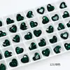 Dongzhou Diamante para Unhas 10*8.8mm Coração Geométrico Fundo Pontiagudo Diamante DIY Brincos Joias Diamante Brilhante Decoração de Unhas Diamante