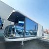 Nova Cápsula de Nave Estelar Janela do Chão ao Teto Moderna Recipiente Cabine de Transformação Atividades de Turismo de Campo Casa Flutuante Pré-fabricada