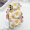 Capa de celular Samsung S25ULTRA A17 adequada para A07 margarida branca S26 capa protetora S24TPU fosco A06
