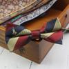 Pajarita personalizada para hombre, estilo coreano, informal, para novio, boda, mujer, padrino, boda, escenario, vino tinto