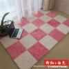 Alfombra de Dormitorio de Ante Empalmado al por Mayor Gruesa Felpa de Seda Coreana del Sur Felpudo de Piso Alfombra Tatami Completa Alfombrilla de Espuma